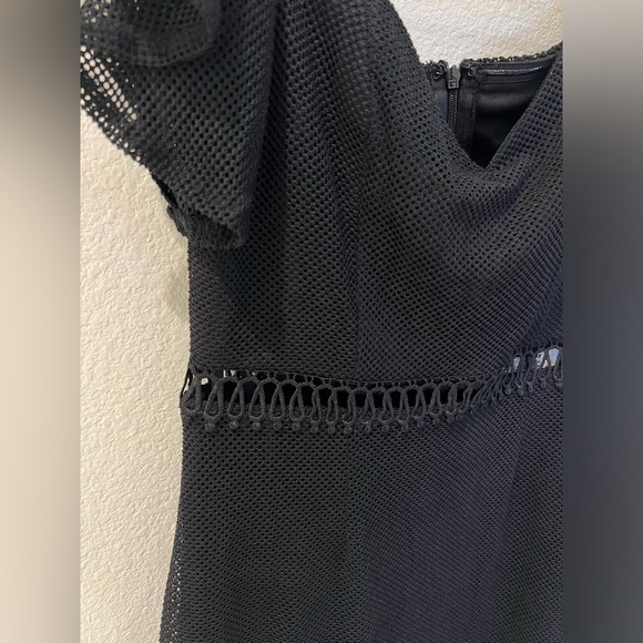 Hello Molly ruffle net black dress - Picture 5 of 10